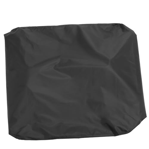 Alasum Oxford Oxford Stoff Grillabdeckung Schwerlast Rund BBQ Schutzhaube Schwarz Wetterfeste Abdeckplane für Gasgrills Winddicht UV beständig Staubschutz von Alasum