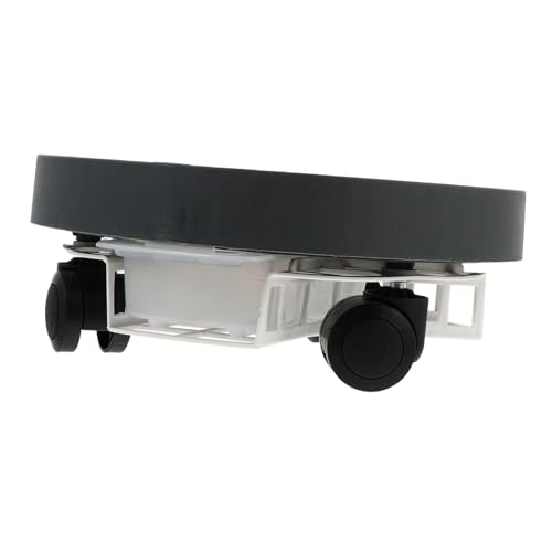 Alasum Pflanzenroller mit Pflanztopfuntersetzer Beweglicher Pflanzenständer für Blumentöpfe Indoor Outdoor rutschfest Runder Pflanzentopfhalter mit Wasserschale von Alasum