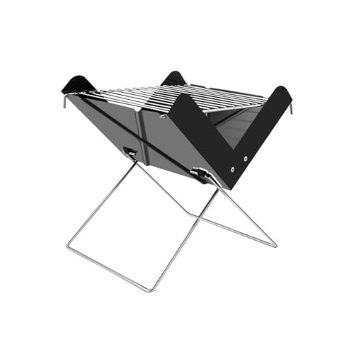 Alasum Tragbarer Faltbarer Barbecue Grill aus Edelstahl Stabiles Leichtes Bbq Rack mit Lüftungslöchern Einfach zu Montierender Holzkohlegrill für Camping und Outdoor einsätze Alasum Tragbarer Faltbarer Barbecue Grill aus Edelstahl Stabiles Leichtes Bbq Rack mit Lüftungslöchern Einfach zu Montierender Holzkohlegrill für Camping und Outdoor einsätze von Alasum