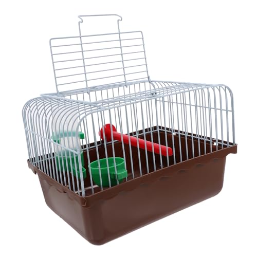 Alasum Tragbarer Vogelkäfig mit Stange Futter und Wasserspender Geräumiger Vogelkäfig für Wellensittiche und Nymphensittiche Leichter Metallkäfig für Komfortables Reisen und Transport Alasum Tragbarer Vogelkäfig mit Stange Futter und Wasserspender Geräumiger Vogelkäfig für Wellensittiche und Nymphensittiche Leichter Metallkäfig für Komfortables Reisen und Transport von Alasum