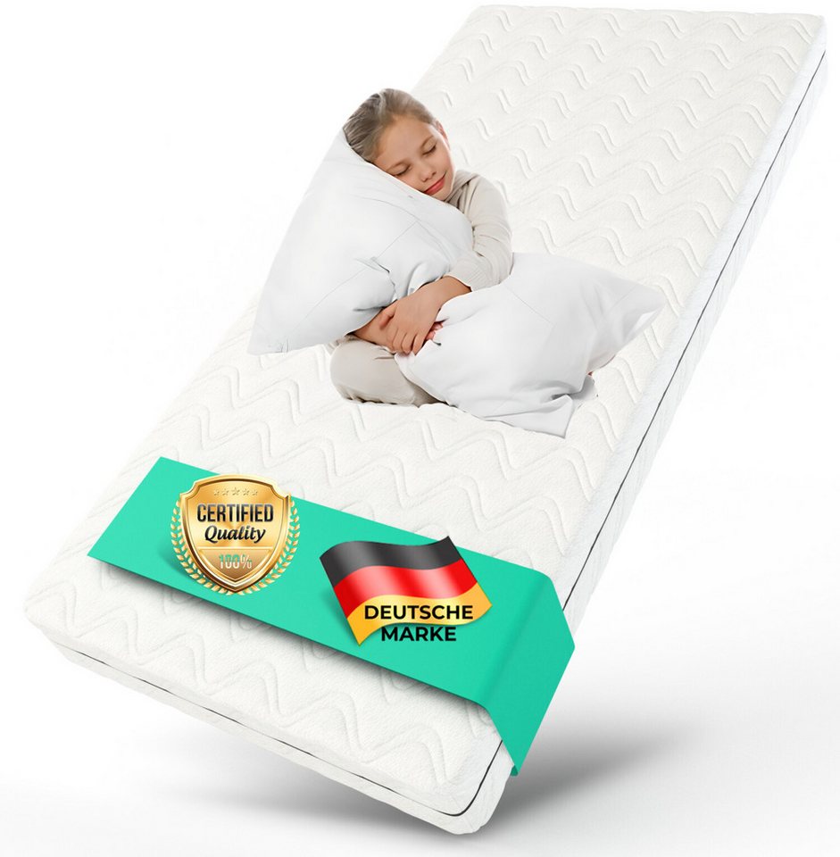 Jugendmatratze Kinder- und Jugendmatratze (AQUA Premium), Alavya Home®, 10 cm hoch, Kindermatratze 80x160 cm waschbarem Bezug optional mit Spannbettlaken von Alavya Home®