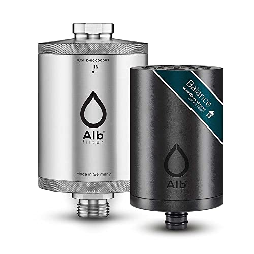 Alb Filter® Balance Duschfilter für gesunde Haut & Haare Edelstahl Natur von Alb Filter