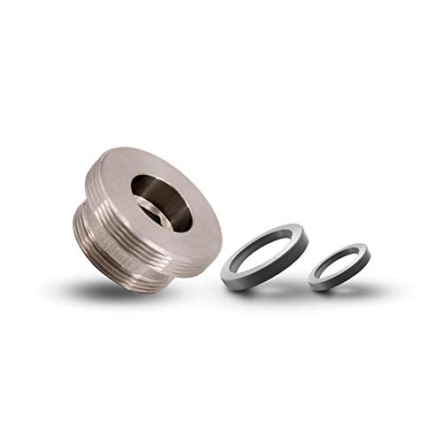Alb Filter Gewindeadapter M22 AG auf M28 AG Feingewinde | Edelstahl | Made in Germany von Alb Filter