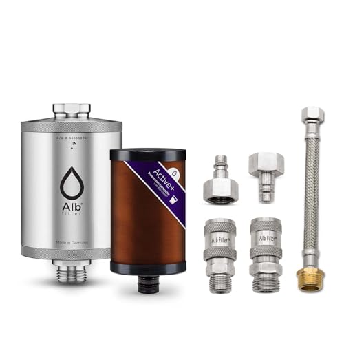 Alb Filter Active Plus Untertisch Komplett-Set Schnellkupplung Edelstahl Natur von Alb Filter