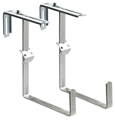 Alba Krapf Blumenkastenhalter Satz verz. Blumenkasten-Halter (VKR-1V), Silber von Alba Krapf