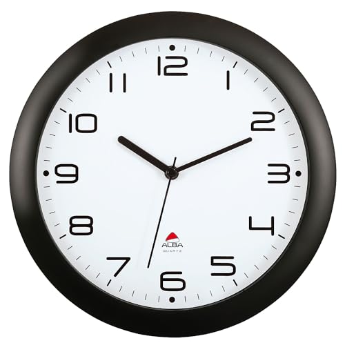 ALBA LAUTLOSE Uhr, Schwarz, 30 cm von ALBA