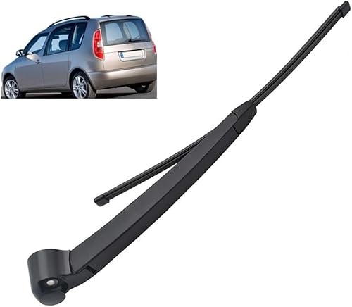 AlbaEUC Scheibenwischer Rear Scheibenwischer für Heckscheibe, Heckscheibenwischerarm-Satz für Skoda Roomster Praktik 2006-2013,Scheibenwischer Hinten Heckscheibenwischer Arm von AlbaEUC