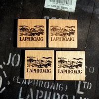 Laphroaig Whisky Glas Untersetzer Aus Fassdeckel von AlbaGuBrath24