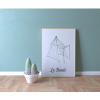 Poster La Baule - Papier A4/A3 40x60 von AlbaneHshop