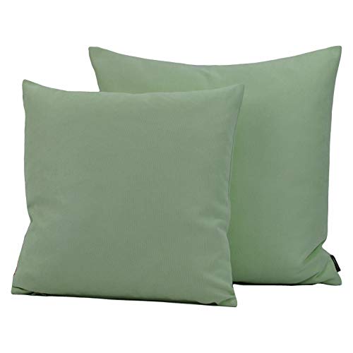 Albani Kissenhülle Monaco einfarbig 50x50cm eisgrün Albani Kissenhülle Monaco einfarbig 50x50cm eisgrün von ALBANI
