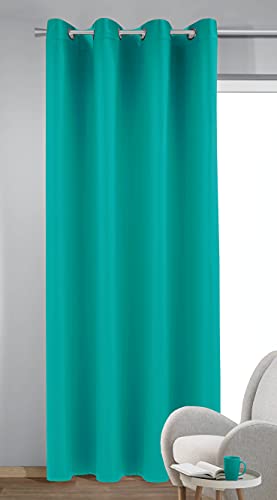 Albani Deko-Ösenschal DimOut/Mia Petrol / 245x140 cm, Polyester von Albani