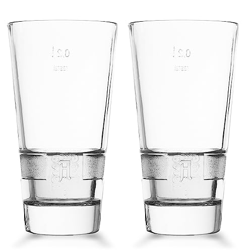 2 Stück Original Asbach Gläser Glas Uralt Cocktailglas Longdrink Cocktailgläser Set mit Logo bzw. Gravur, Transparent von Albellion