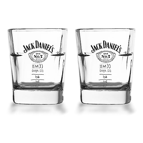 Albellion 2 Stück Original Jack D Nr. 7 Tumbler Longdrink Gläser Set Glas - Transparent von Albellion