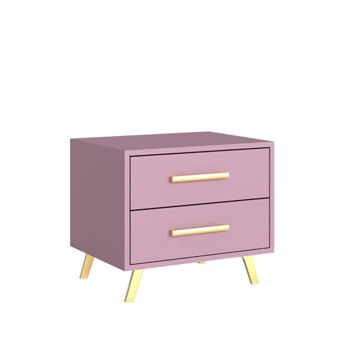 Albello Nachttisch Blame Nachttisch für das Schlafzimmer Nachttisch Moderner Nachttisch mit Schränken Nachttisch Mit 2 Schubladen Natchtisch 54 cm x 41 cm x 48 cm Nachttisch Rose Albello Nachttisch Blame Nachttisch für das Schlafzimmer Nachttisch Moderner Nachttisch mit Schränken Nachttisch Mit 2 Schubladen Natchtisch 54 cm x 41 cm x 48 cm Nachttisch Rose von Albello