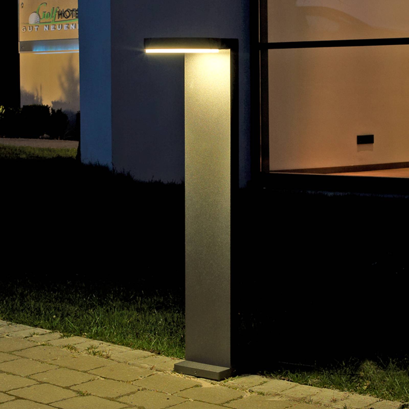 Aluminium-LED-Wegeleuchte Tamar in Anthrazit von Albert Leuchten