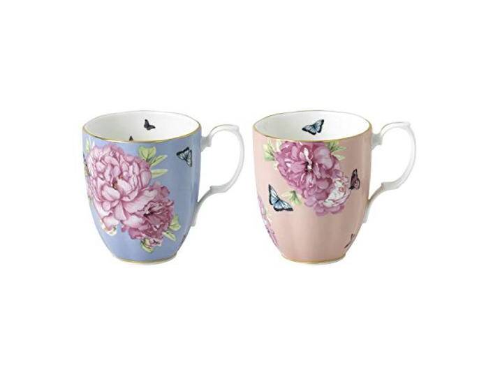 Miranda Kerr by Royal Albert 1056230 2er Set Tassen Fine Bone China 405 Milliliter von Albert