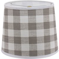 Grau-Weißer Buffalo Plaid Shade Lampenschirm von AlbertEstateLtd