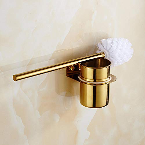 Alberta WC Bürste Klobürste für Multifunktionale Toilettenbürste Toilettenbürstenhalter Set goldene Toilettenbürstenhalter Tablett Toilettenbürste weiche Borsten stanzfrei-Golden Alberta WC Bürste Klobürste für Multifunktionale Toilettenbürste Toilettenbürstenhalter Set goldene Toilettenbürstenhalter Tablett Toilettenbürste weiche Borsten stanzfrei-Golden von Alberta
