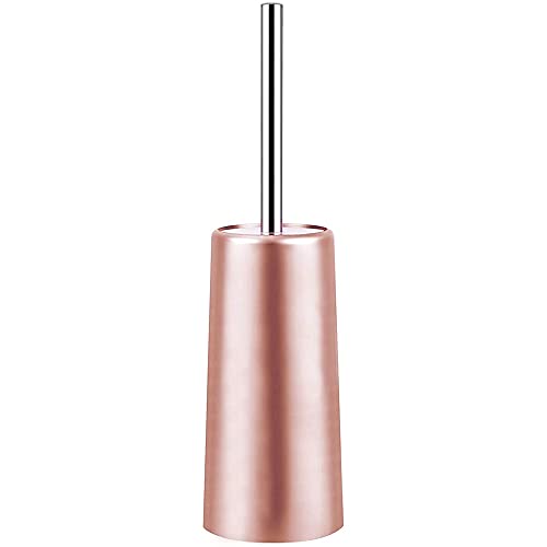 Alberte WC BüRste und Halter Aus Rostfreiem Stahl - WC Reinigung BüRsten Set für das Badezimmer WC (Rosé Gold) von Alberte