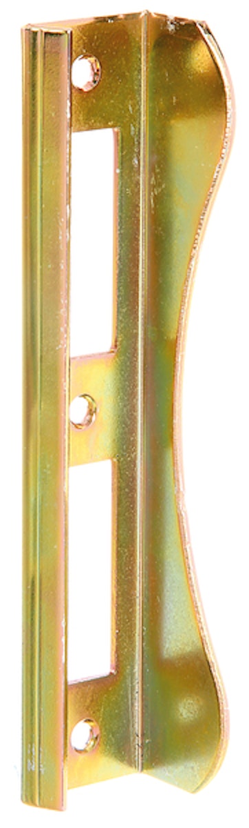 Alberts® Anschlag für Tore mit Einsteckschloss für ca. 37 mm Rahmen galv. gelb verzinkt von Alberts