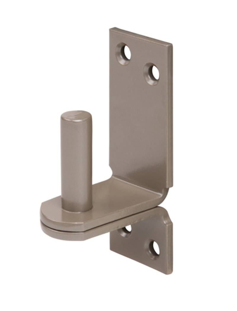 Alberts® DURAVIS® Kloben auf Platte, Dorn 13mm, DII-Haken Perlbeige RAL 1035 von Alberts