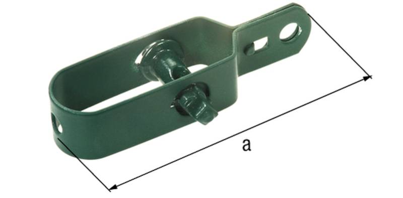 Alberts® Drahtspanner, verzinkt, anth.-met. Kst.b., Gesamtlänge 115 mm 611385 von Alberts