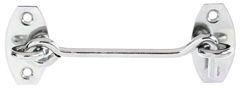 Alberts® Sturmhaken, auf Platte, galv. verzinkt dickschichtpassiviert,,z.Einschrauben,Haken ⌀5,2 mm,Karte à 1 St 903848 von Alberts