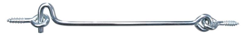 Alberts® Sturmhaken mit Öse blau verzinkt z.Einschrauben Länge 250 mm Haken ⌀7 mm von Alberts