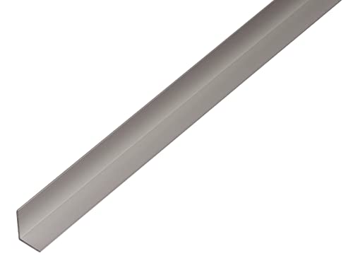 Alberts 030005 Winkelprofil | Aluminium, silberfarbig eloxiert | 2000 x 9,5 x 7,5 mm von Alberts