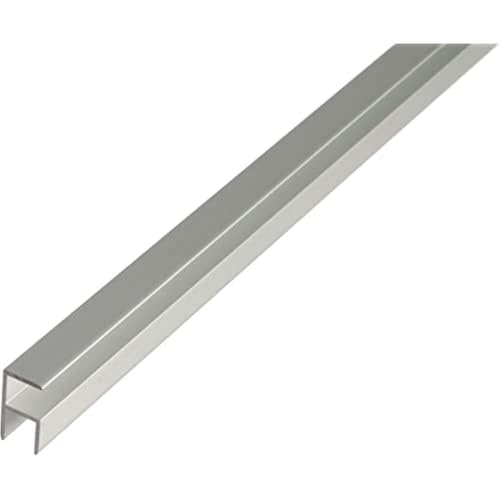 Alberts 030203 Eckprofil | selbstklemmend | Aluminium, silberfarbig eloxiert | 1000 x 10,9 x 20 mm von Alberts