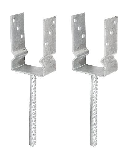 Alberts 208660 U-Pfostenträger | zum Aufschrauben oder zum Einbetonieren | feuerverzinkt | lichte Breite 91 mm | 2er Set Alberts 208660 U-Pfostenträger | zum Aufschrauben oder zum Einbetonieren | feuerverzinkt | lichte Breite 91 mm | 2er Set von Alberts