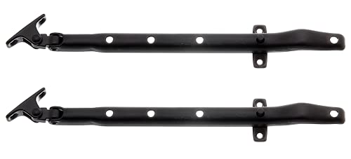 Alberts 210724 Fenster-Feststeller | für Klappfenster oder Drehflügelfenster | schwarz kunststoffbeschichtet | Gesamtlänge 285 mm | 2er Set Alberts 210724 Fenster-Feststeller | für Klappfenster oder Drehflügelfenster | schwarz kunststoffbeschichtet | Gesamtlänge 285 mm | 2er Set von Alberts