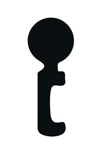 Alberts 214791 Schlüssel für Kastenschlösser | Zinkdruckguss | Schweifung 11/2 | Zum Aufschrauben von Alberts