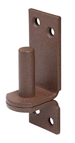 Alberts 300753 DURAVIS® Kloben auf Platte | DI-Haken | rostbraun duplexbeschichtet | Dornmaß Ø13 mm | Platte 100 x 35 mm von Alberts