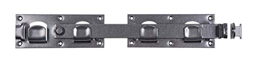 Alberts 301361 DURAVIS® Doppeltorüberwurf | schwarzdiamant duplexbeschichtet | Größe 423 x 70 mm von Alberts