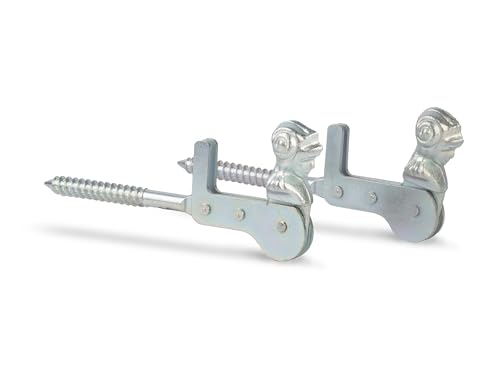 Alberts 314736 Fensterladen-Feststeller | Frauenkopf, zum Einschrauben | galvanisch verzinkt, dickschichtpassiviert | 115 mm | 2er Set von Alberts