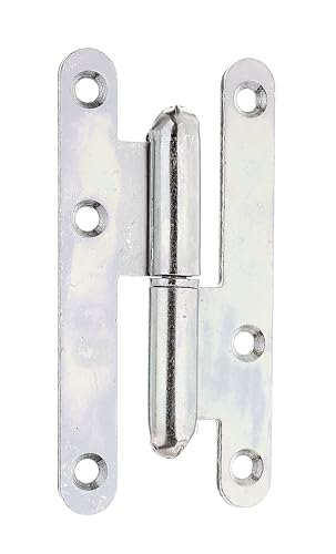 Alberts 341282 Aushebescharnier Typ Paris | links oder rechts | galvanisch blau verzinkt | 110 x 55 mm von Alberts