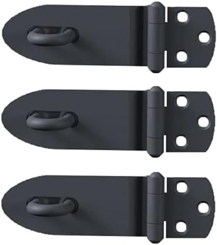 Alberts 348243 Sicherheits-Überfalle Ovado | verzinkt, graphitgrau kunststoffbeschichtet | Größe 100 x 38 mm | 3er Set von Alberts