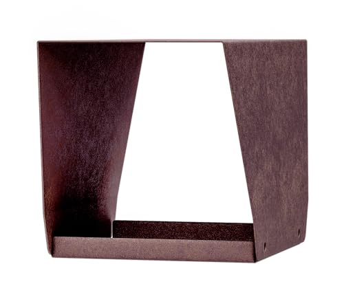 Alberts 355135 Vogelhäuschen Delta | Vogelfutterhaus aus Stahl in verschiedenen Trendfarben | Vogelhaus zum aufhängen oder hinstellen | Größe 145 x 265 x 160 mm von Alberts