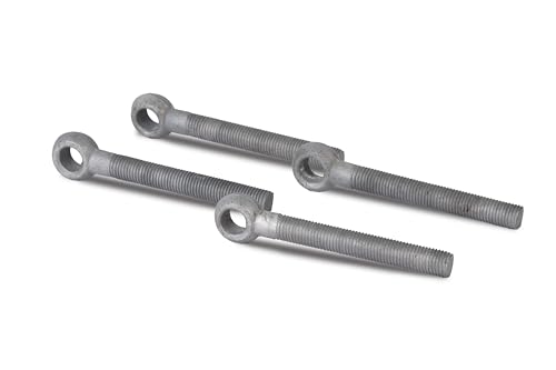 Alberts 410834 Augenschraube ohne Zubehör | passend zu Torbändern | feuerverzinkt | Gewinde M16 | Anfang Gewindestange - Mitte Augenschraube 130 mm | 4er Set Alberts 410834 Augenschraube ohne Zubehör | passend zu Torbändern | feuerverzinkt | Gewinde M16 | Anfang Gewindestange - Mitte Augenschraube 130 mm | 4er Set von Alberts
