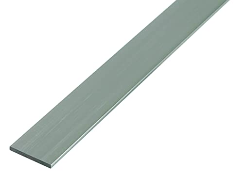 Alberts 469887 Flachstange | Aluminium, natur | 1000 x 20 x 5 mm von Alberts