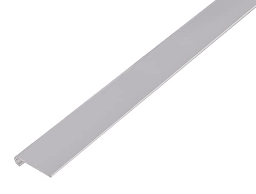 Alberts 470524 Abschlussprofil, rund | Aluminium, silberfarbig eloxiert | 1000 x 26 x 6 mm von Alberts