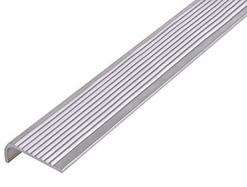 Alberts 470746 Treppenkanten-Schutzprofil | Aluminium, natur | 1000 x 40 x 6 mm von Alberts