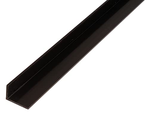 Alberts 471521 Winkelprofil | Kunststoff, schwarz | 1000 x 40 x 10 mm von Alberts
