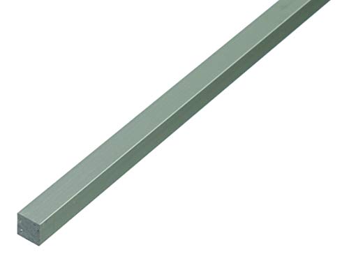 Alberts 473228 Vierkantstange | Aluminium, silberfarbig eloxiert | 1000 x 12 x 12 mm von Alberts