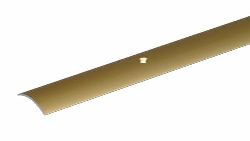 Alberts 475277 Übergangsprofil | Aluminium, goldfarbig eloxiert | 1000 x 40 mm von Alberts