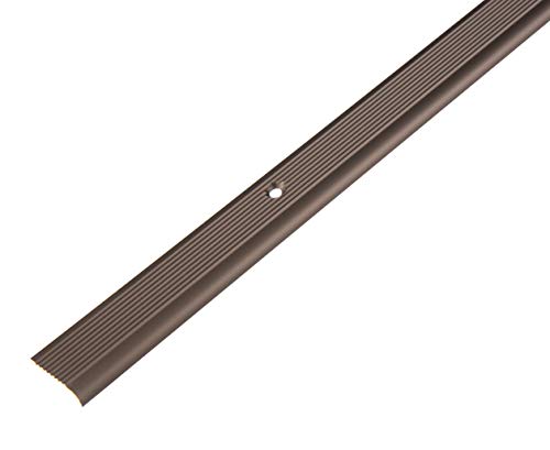 Alberts 476977 Treppenkanten-Schutzprofil | Aluminium, bronzefarbig eloxiert | 1000 x 23 x 5 mm von Alberts