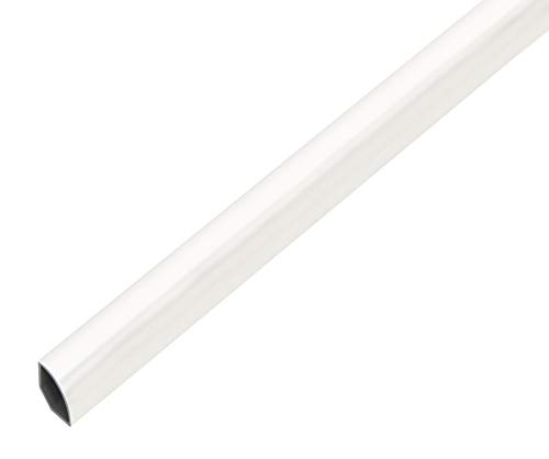 Alberts 485221 Viertelkreisprofil | Kunststoff, weiß | 1000 x 15 x 1,2 mm von Alberts