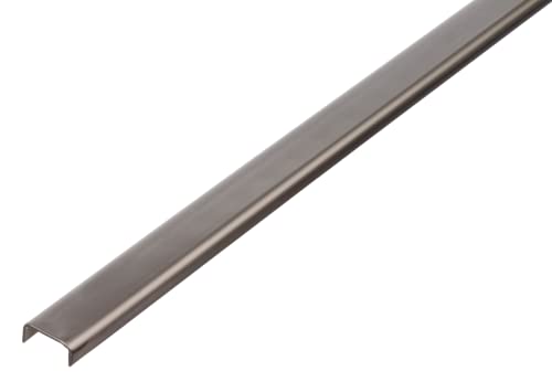 Alberts 487461 U-Profil | Edelstahl | 2000 x 20 x 10 mm von Alberts