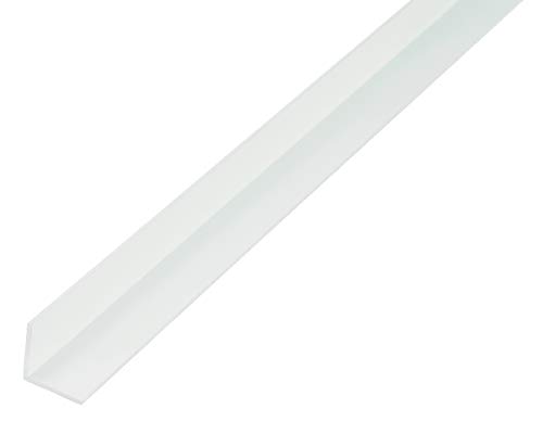 Alberts 488246 Winkelprofil | Kunststoff, weiß | 1000 x 30 x 30 mm von Alberts